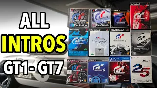 All Intros In Gran Turismo History / GT1 - GT7