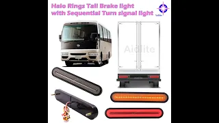 Halo ring tail/ brake/ sequential turn signal light