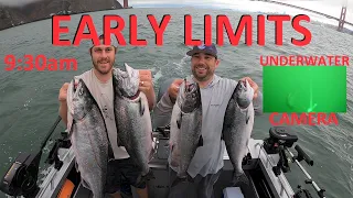 King Salmon Fishing outside Golden Gate Bridge San Francisco CA