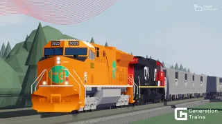 Railfanning in Generation Trains (Roblox) PART 1