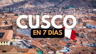 CUSCO en 7 días ⛰️🇵🇪: GUÍA DE VIAJE y lugares imperdibles