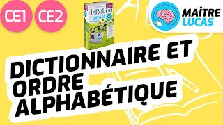 Utiliser le dictionnaire + ordre alphabétique CE1 - CE2 - Français - Cycle 2 - Vocabulaire