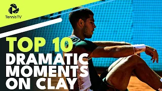 Clay Court Drama: Top 10 Dramatic ATP Tennis Moments From 2022 Clay Season!