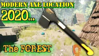 The Forest  /Modern Axe Location  | How to Find the Modern Axe in The Forest|