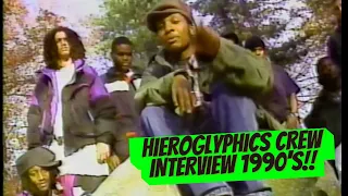 VINTAGE INTERVIEW OF HIEROGLYPHICS CREW c. 1990's on RAPCITY DURING THE GOLDEN ERA OF HIP-HOP.