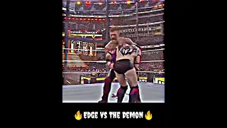 Edge vs The Demon Finn Balor 🤯 Short video #WrestlingShortsWorld