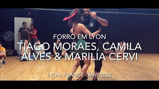 Tiago Moraes, Camila Alves & Marilia Cervi in Lyon - May 2022