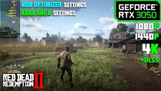 RTX 3050 | Red Dead Redemption 2 - HUB & Xbox One X settings