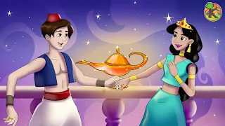 Aladin und Prinzessin Jasmin (Aladin und Die Wunderlampe) | KONDOSAN Deutsch - Märchen für Kinder