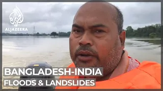 Dozens dead, millions stranded as floods hit Bangladesh, India