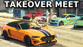 This TAKEOVER Car Meet Was Just Too Fun! Chop Shop DLC