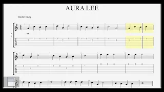 AURA LEE - LOVE ME TENDER - TAB