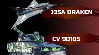 ПРЕМ-СЕТАП ШВЕЦИИ ДЛЯ ПРОКАЧКИ / CV90105 + J35A DRAKEN в War Thunder