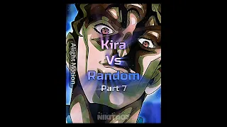 Kira vs Random part 8 #anime #edit #jojo #shorts