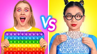 POPULAR VS. NERD NA ESCOLA || Como se Tornar Popular e Situações Divertidas, por 123 GO! GOLD