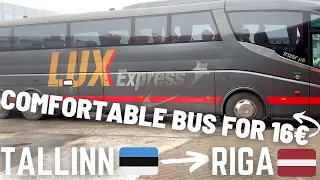 Lux Express PREMIUM Experience For AFFORDABLE Price | Tallinn - Riga