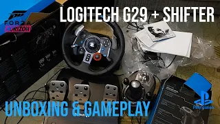 Logitech G29 Steering Wheel Unboxing And Gameplay for Ps3/Ps4/PC Driving Simulator