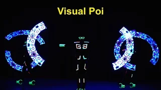 Visual Poi Show | Pixel Graphic Poi | Led Poi Performance | Skeleton Dance Crew
