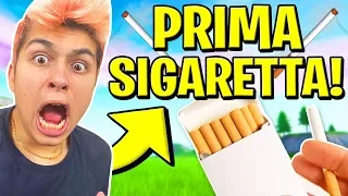 LA MIA PRIMA SIGARETTA... VI RACCONTO QUELLO che è SUCCESSO! *FINITO MALE* 😩FORTNITE ITA