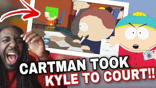 Kyle Sucks Cartman's Ballz !!! | Then Took Him to Court!!  (South Park Moments 9)