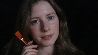 ASMR for Anxiety 🌧️ Slow & Gentle Face Brushing for DEEP Sleep