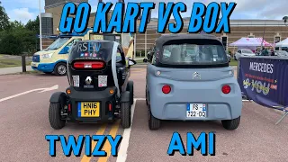 Citroen AMI v Renault Twizy walkaround prod and poke