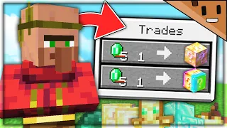 Minecraft, But Villagers Trade Lucky Blocks...