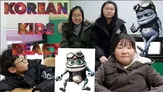 Korean Kids React to "Crazy Frog" by Axel F