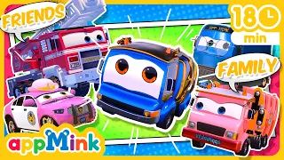 🚛🚒 Baby Trucks & Cars 🚓Hide-and-Seek Challenge! 🚑🛞 #appmink #nurseryrhymes #kidssong #cartoon