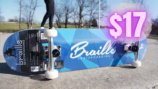 $17 pro Skateboard Braille Walmart board