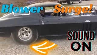 The Boxvette - Street Driven Big Tire Car with Awesome Blower Surge....The Gravel Video