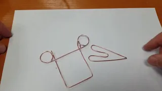 How to solve puzzle from copper wire.