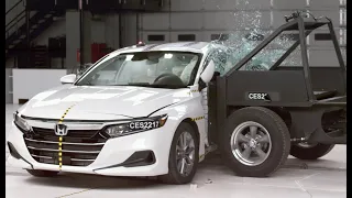 2022 Honda Accord updated side crash test (extended footage)