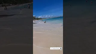 THE BEST BEACH IN PUNTA CANA WITHOUT SEAWEEDS 👌.  DOMINICAN REPUBLIC 🇩🇴