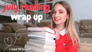 i read 14 books in july! ✨ monthly reading wrap up