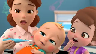Baby is Sick Song | So Cute- Nursery Rhymes & Baby Songs