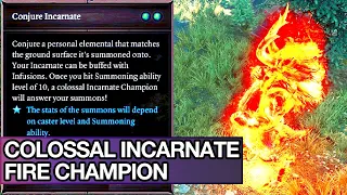 Conjure Colossal Incarnate Champion Fire Divinity 2