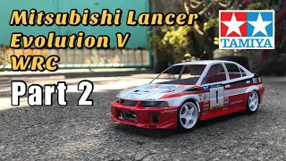 Building a 1:24 Scale Tamiya Mitsubishi Lancer Evolution V WRC Part 2 | Scale Model Kit