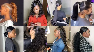 Sleek - iest Ponytail hairstyles for black women