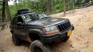 WJ Grand Cherokee at Uwharrie's Dickey Bell Hill Climb