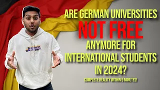 Are German Universities 🇩🇪not free anymore for International Students?
