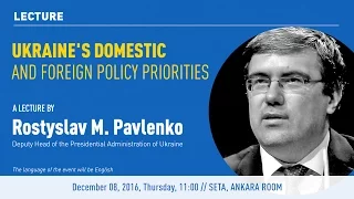 Lecture | Ukraine’s Domestic and Foreign Policy Priorities