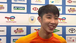 Loh Kean Yew 🇸🇬 is in the final “I grew up watching Lin Dan and Lee Chong Wei”