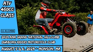 ATV 450cc Class - 2023 AMA Grand National Hillclimb Championship Monson, MA