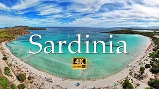 Sardinia 4K - amazing coastline from a drone