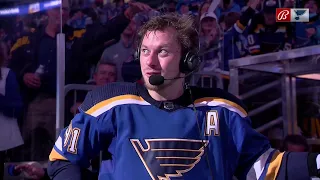 Tarasenko on Thomas and Barbashev: 'They're great partners'