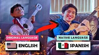 Disney Heroes' SINGERS singing in their Native Language