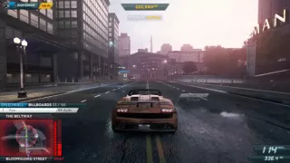 NEED FOR SPEED MOST WANTED, EPIC POLICE CHASE WITH LAMBO GALLARDO