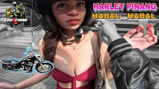 Harley davidson pinang HABAL-HABAL lang