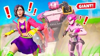 ESCAPE the GIANT ROBOT or LOSE! (Fortnite Death Run)